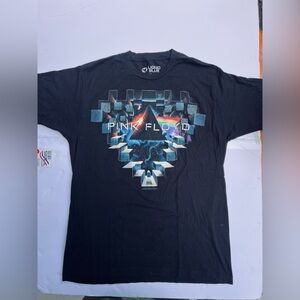Liquid Blue Pink Floyd Black Graphic Tee